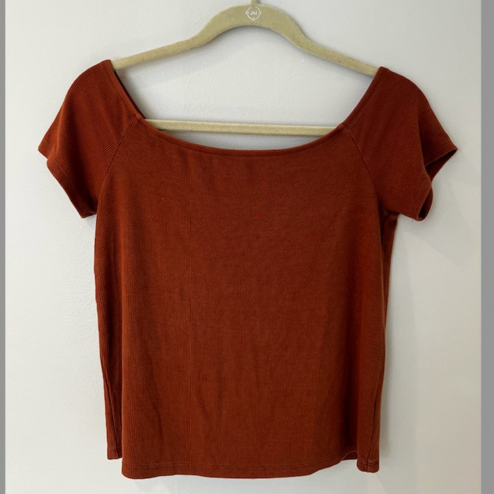 American Eagle Cropped Top Size Large